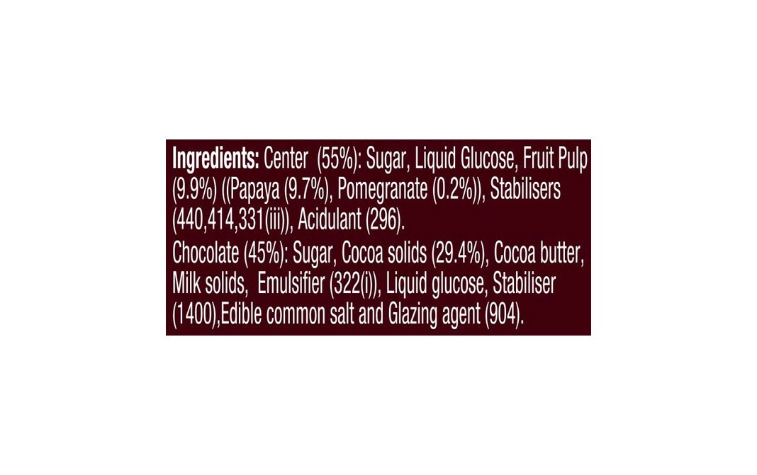 Hershey's Exotic Dark Pomegranate Flavored Center Chocolate   Pack  100 grams